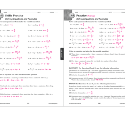 Algebra 1 chapter 4 test answers