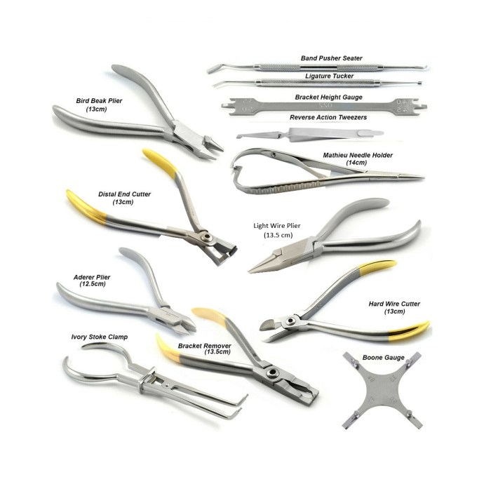 Orthodontic instruments names and images