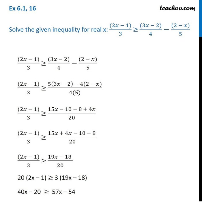 Solve the inequality 2 4x 3 3 3x 5x